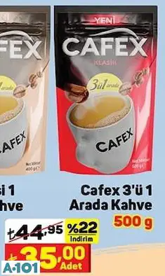 CAFEX 3Ü 1 ARADA KAHVE